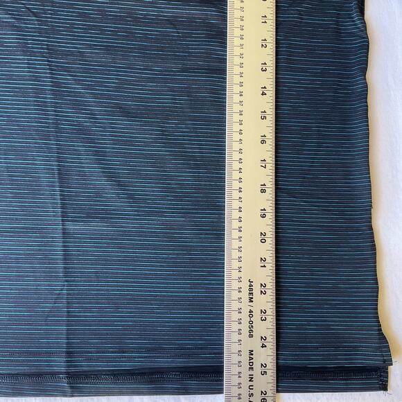 Champion Women’s Short Sleeve Screw Neck Sport T-shirt size M, Blue Stripes - Picture 3 of 6